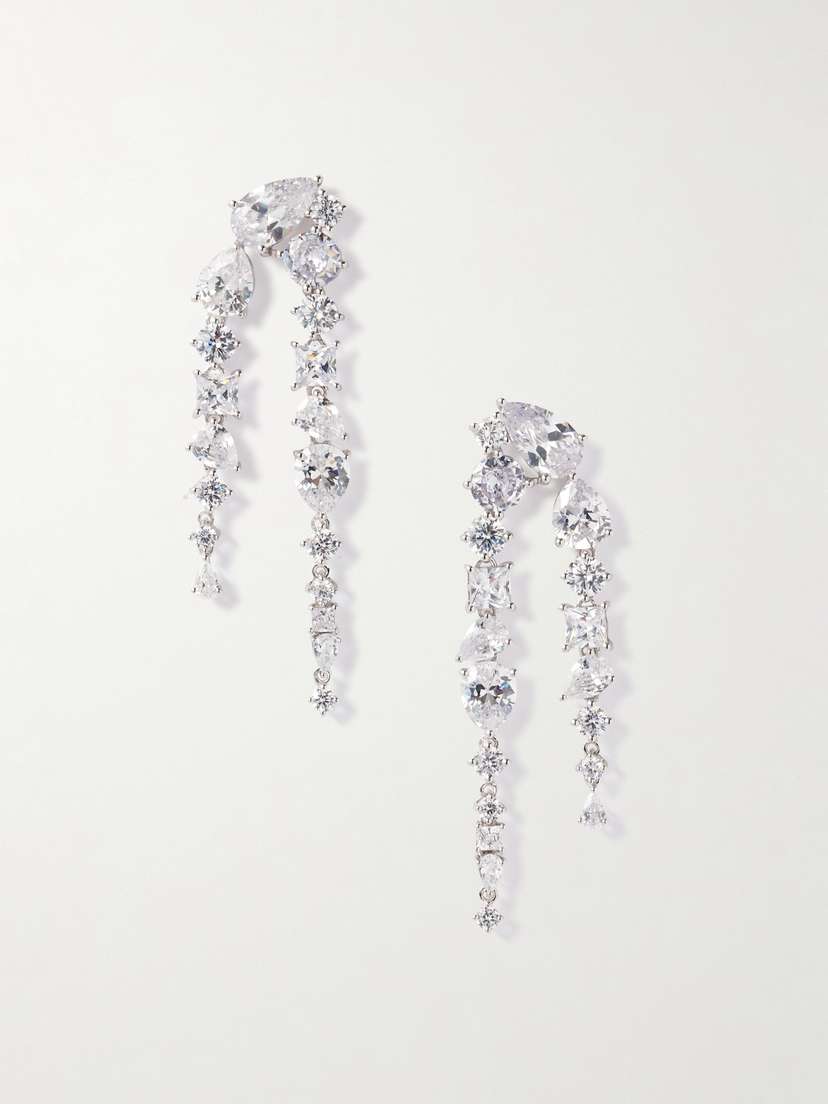 Completedworks Corus Recycled Silver Cubic Zirconia Earrings