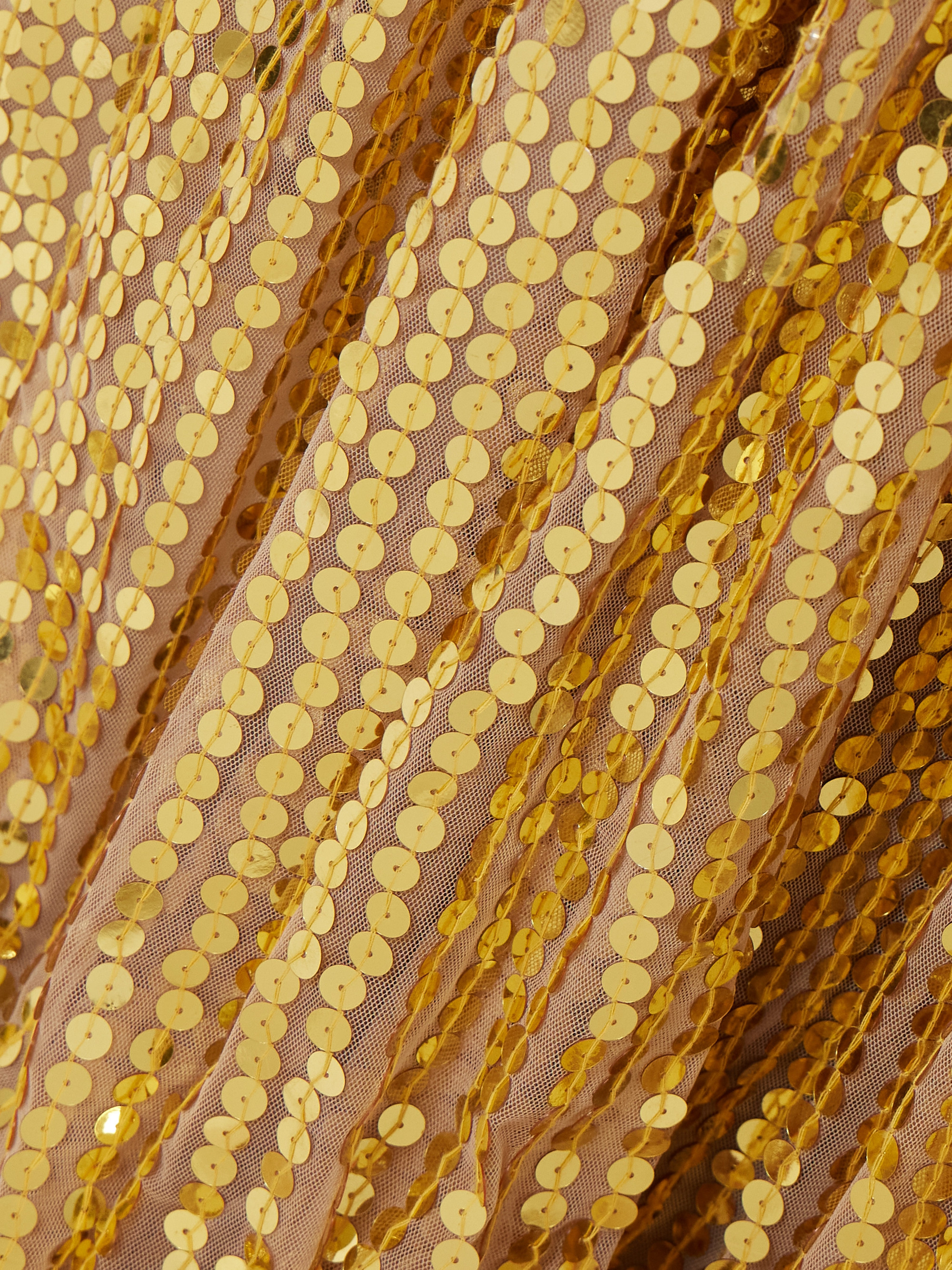 Jenny Packham Sarai strapless sequined tulle gown