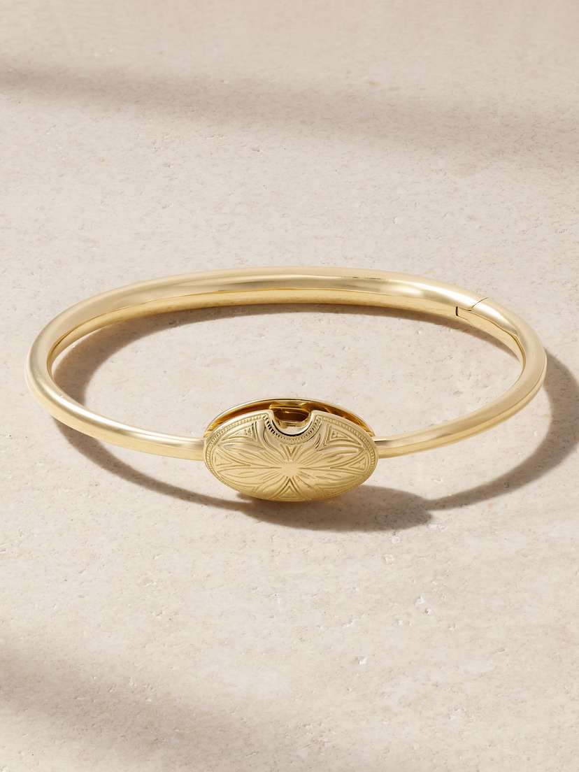 Marla Aaron Oval Musgrave 18-karat Gold Bracelet