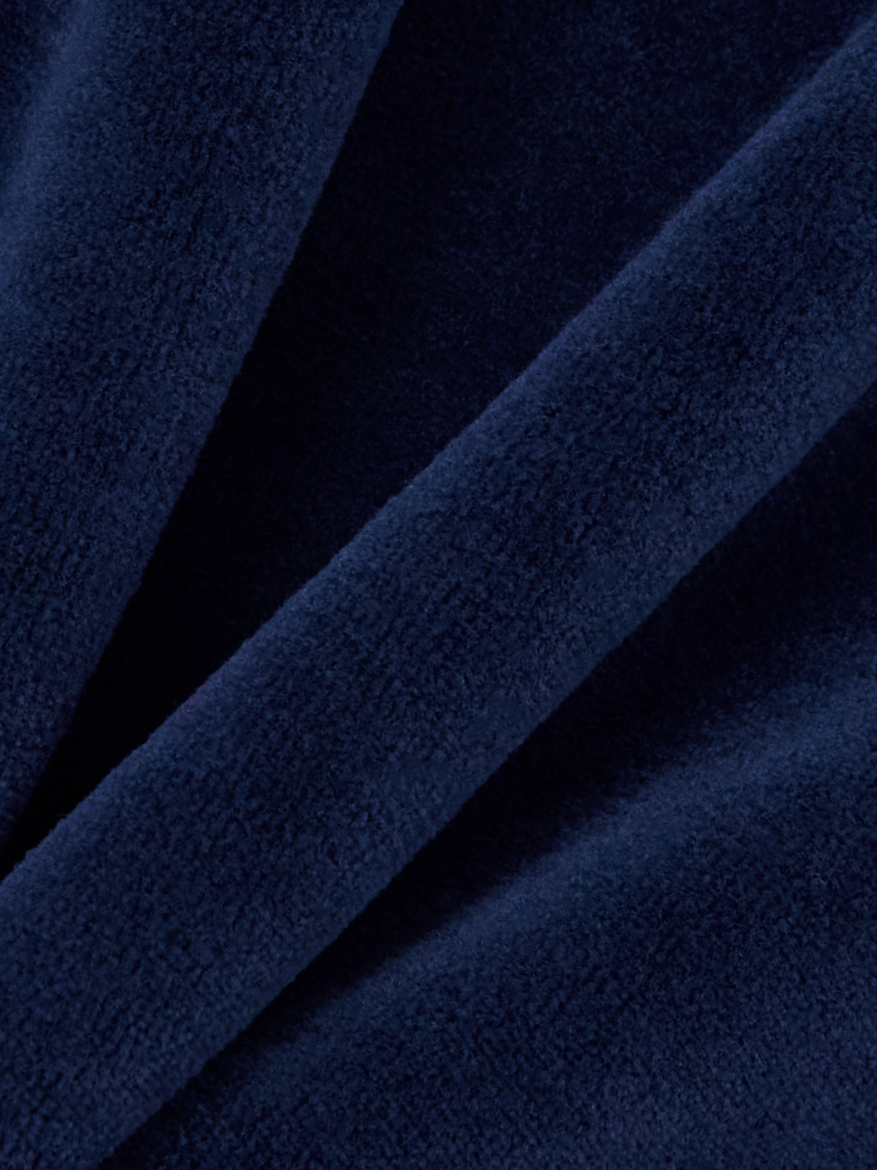 Suzie Kondi Anytime Cotton-blend Velour Sweatshirt In Blue