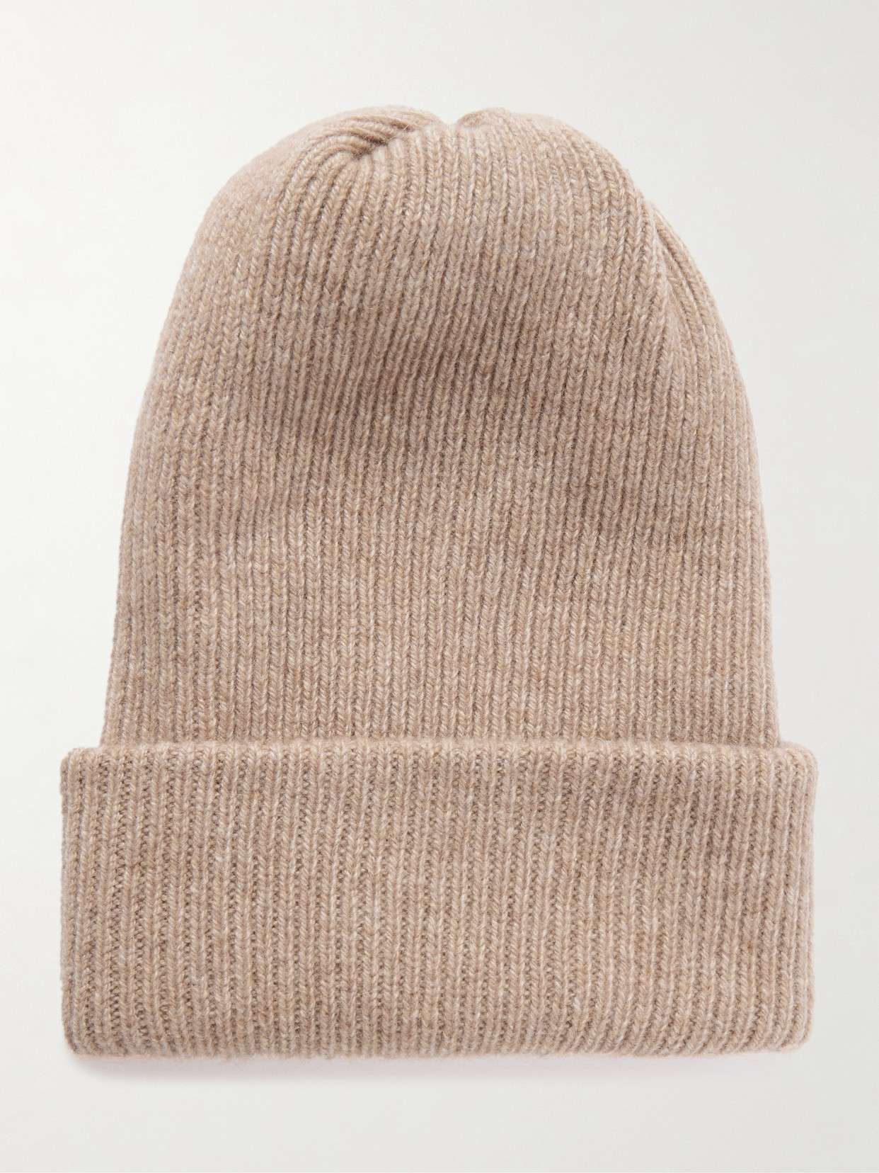 Suzie Kondi Bebe Ribbed Cashmere Beanie In Neutral