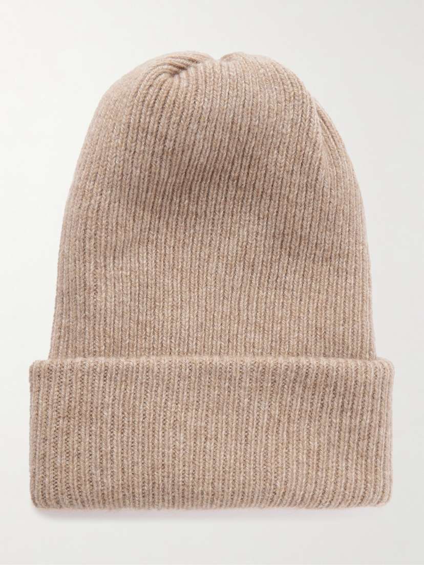 Suzie Kondi Bebe Ribbed Cashmere Beanie