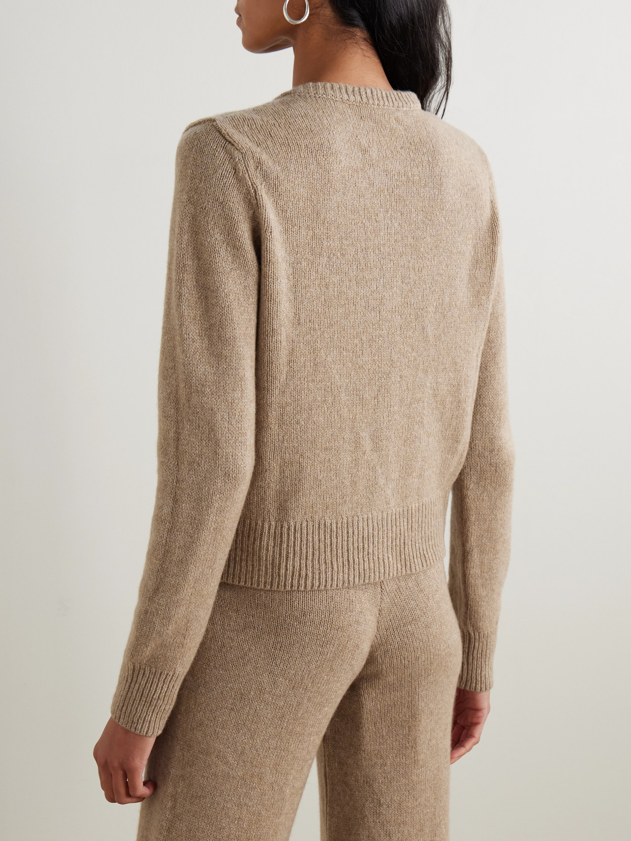 Suzie Kondi Kadria Cashmere Cardigan In Brown