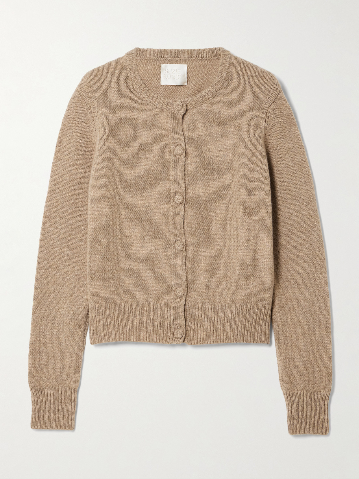 Suzie Kondi Kadria Cashmere Cardigan In Brown