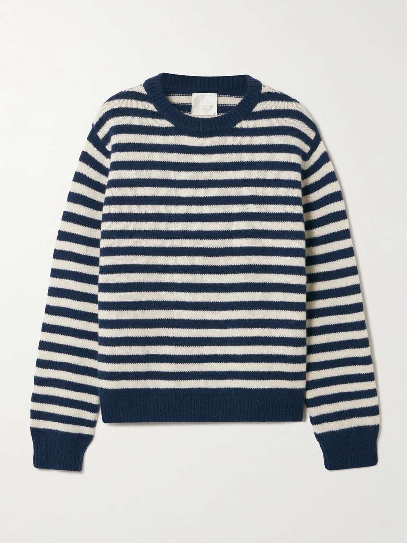 Suzie Kondi Kismet Striped Cashmere Sweater