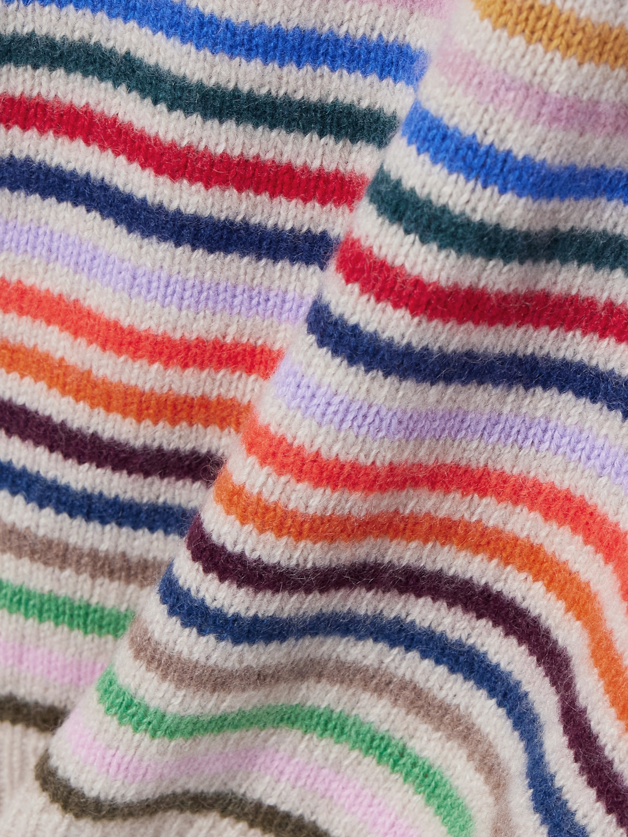 Suzie Kondi Kismet Striped Cashmere Sweater In Multi