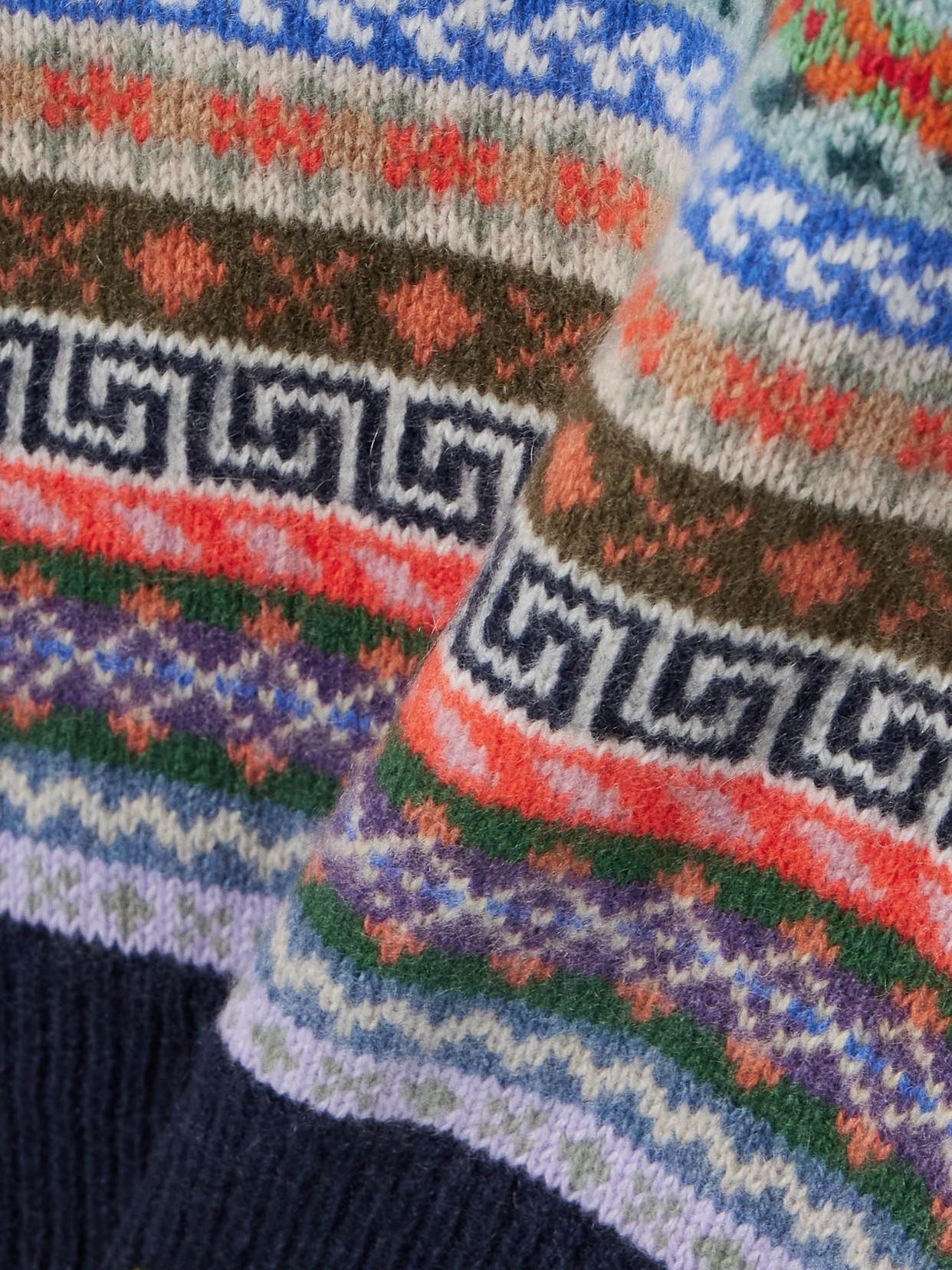 Suzie Kondi Tupos Intarsia Cashmere Sweater Vest In Multi