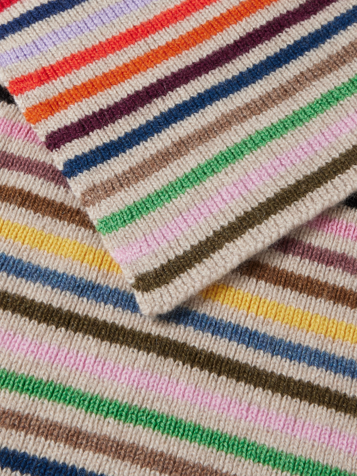 Suzie Kondi Soula Striped Cashmere Scarf In Multi
