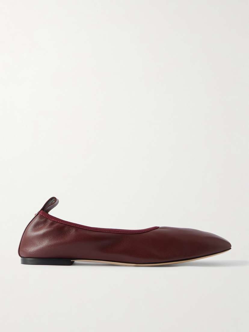 aeyde Nomi Leather Ballet Flats