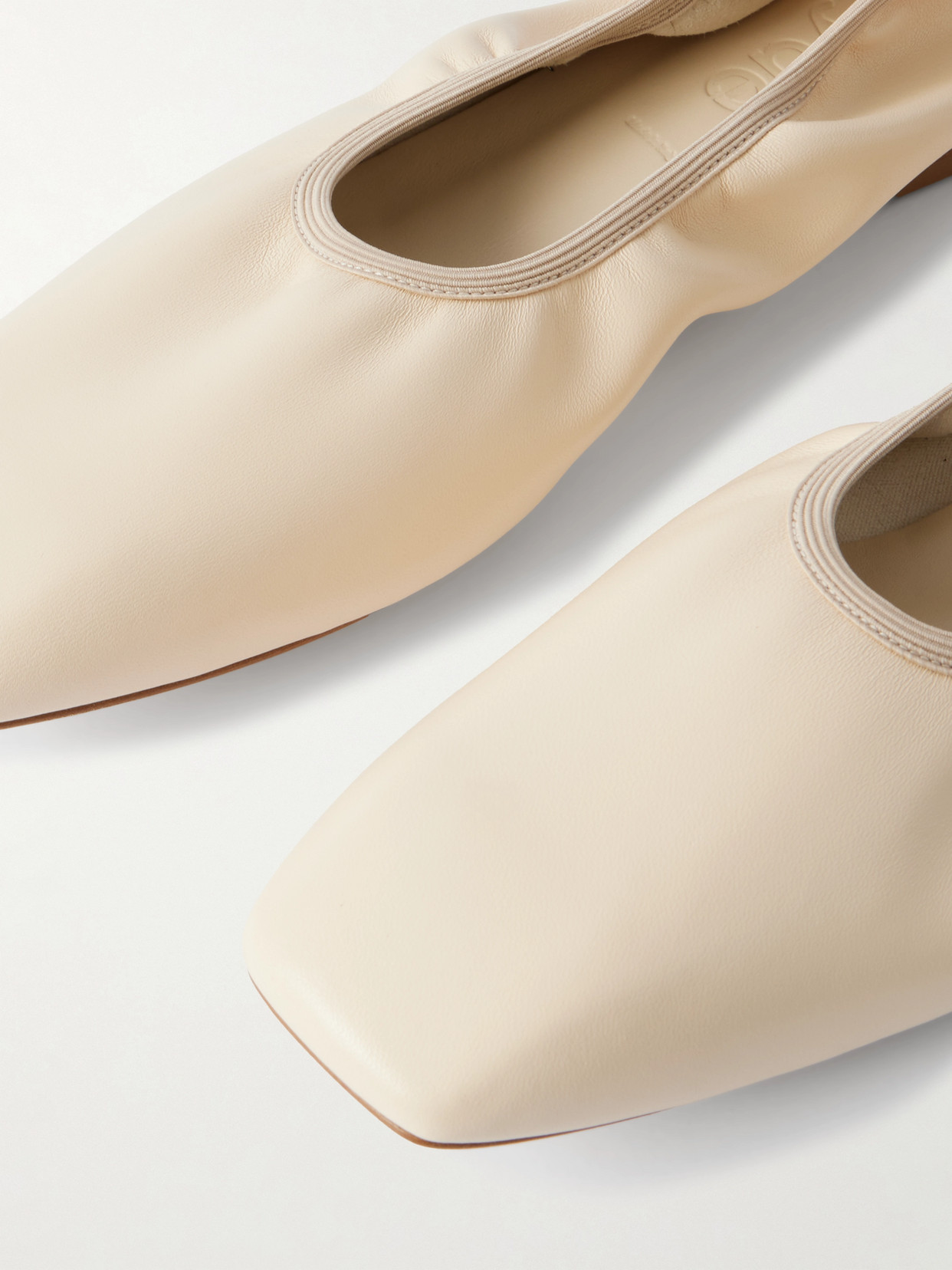 Aeyde Nomi Leather Ballet Flats In Multi