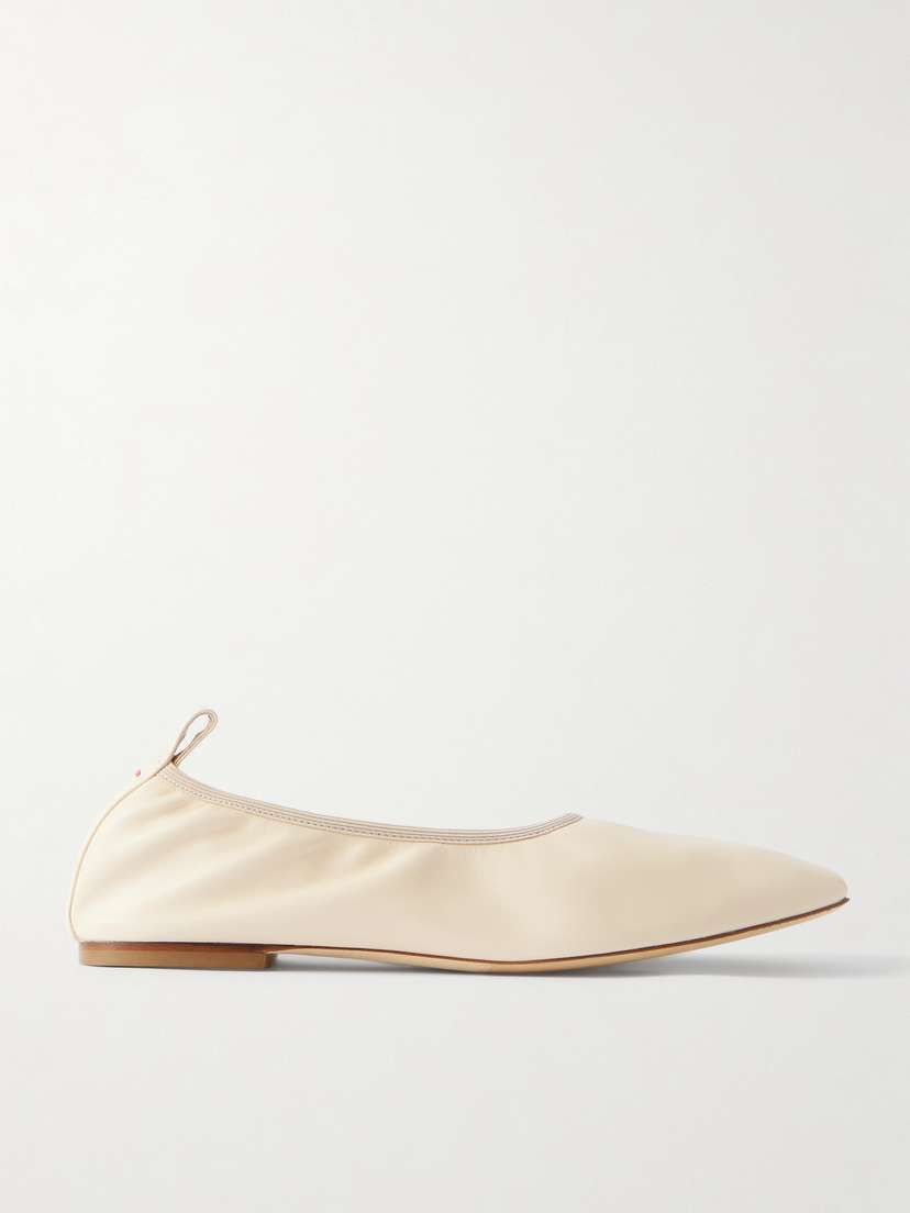 aeyde Nomi Leather Ballet Flats