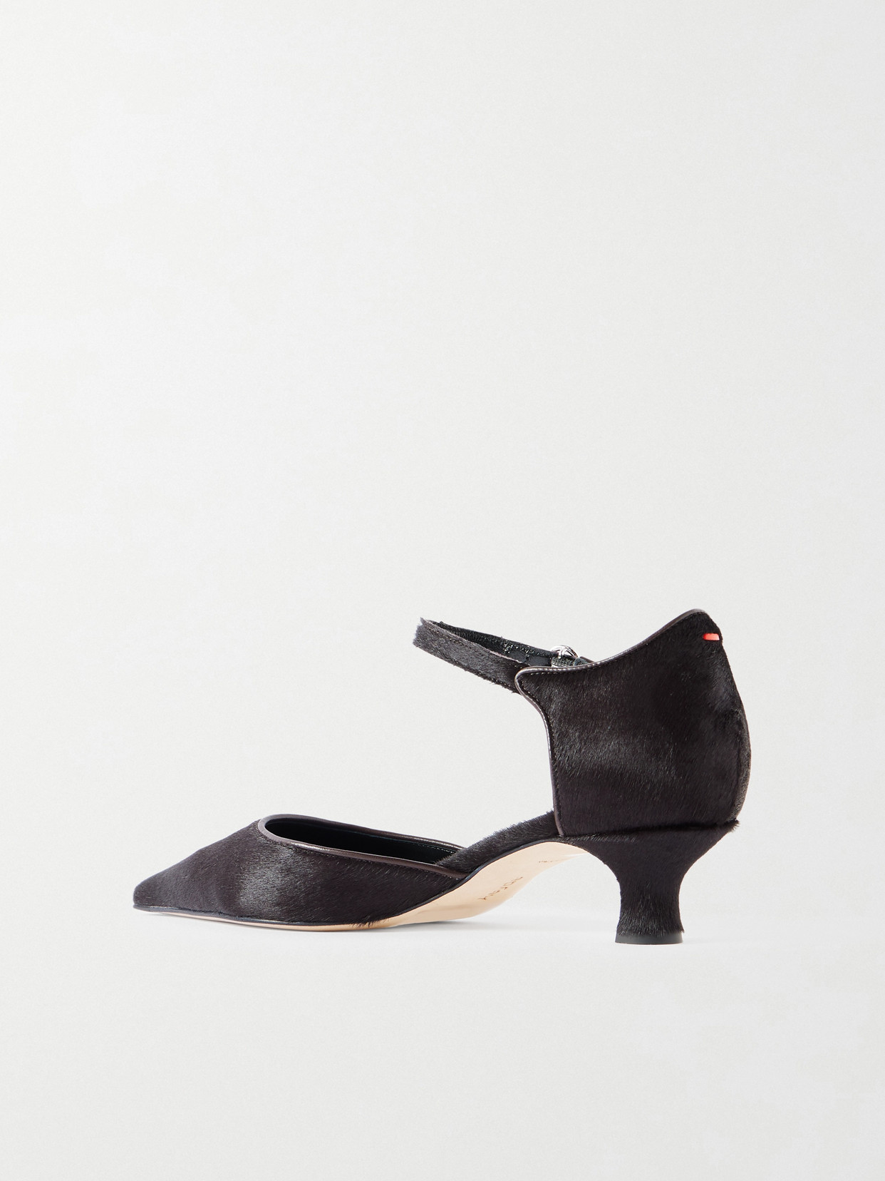 Aeyde Tillie Pony Hair Pumps In Black