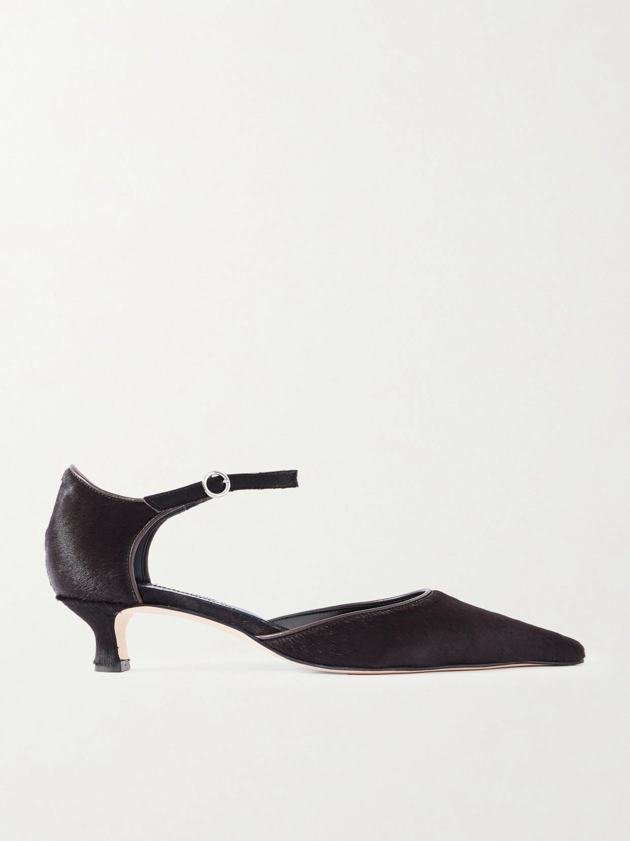 Aeyde Tillie Pony Hair Pumps In Black