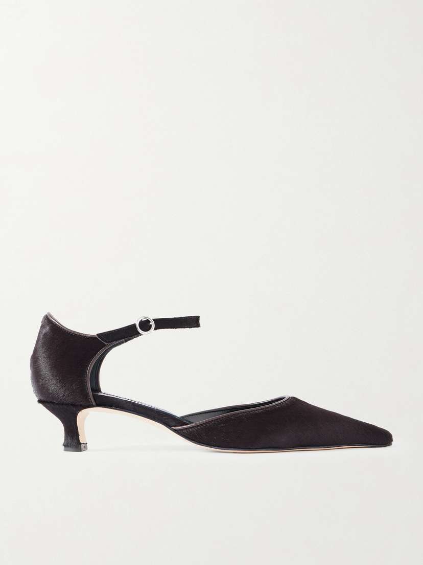 aeyde Tillie Pony Hair Pumps