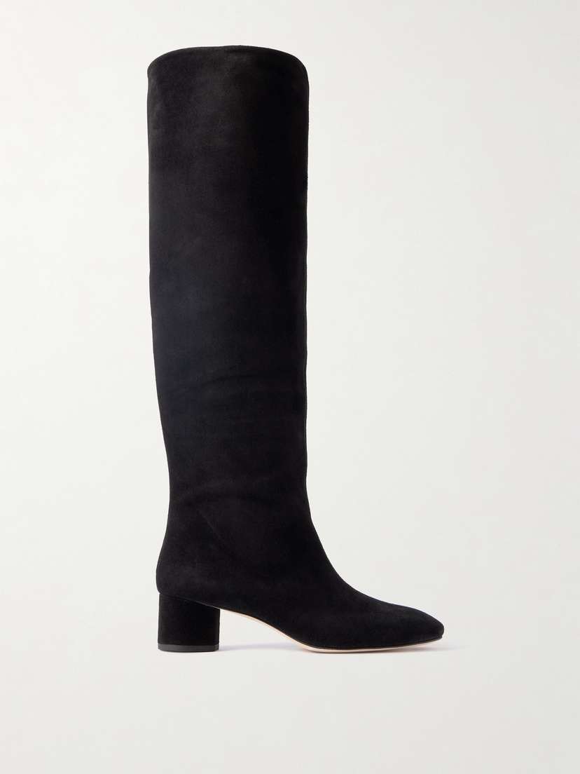 aeyde Willa Suede Over-the-knee Boots