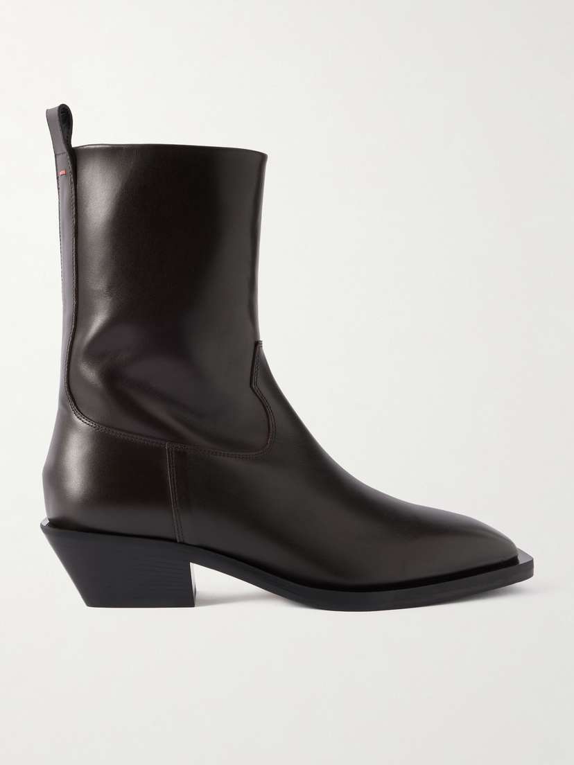 aeyde Luis Leather Ankle Boots