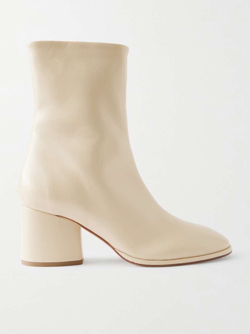 aeyde Ayla Leather Ankle Boots