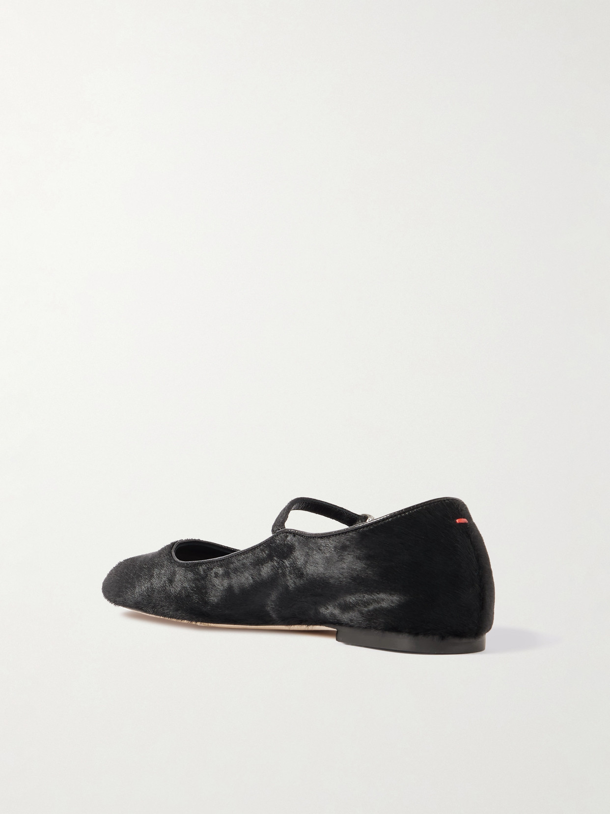 Uma Calf Hair Mary Jane Ballet Flats
