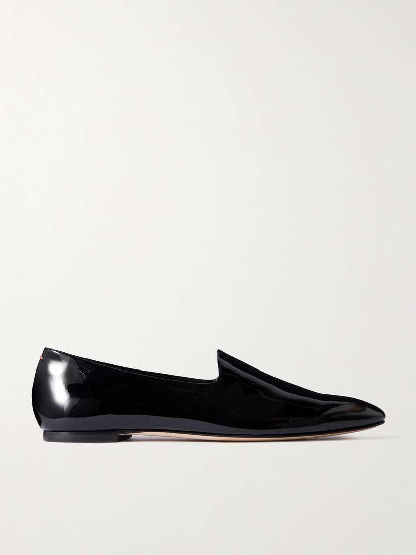 aeyde Vanna Patent-leather Loafers