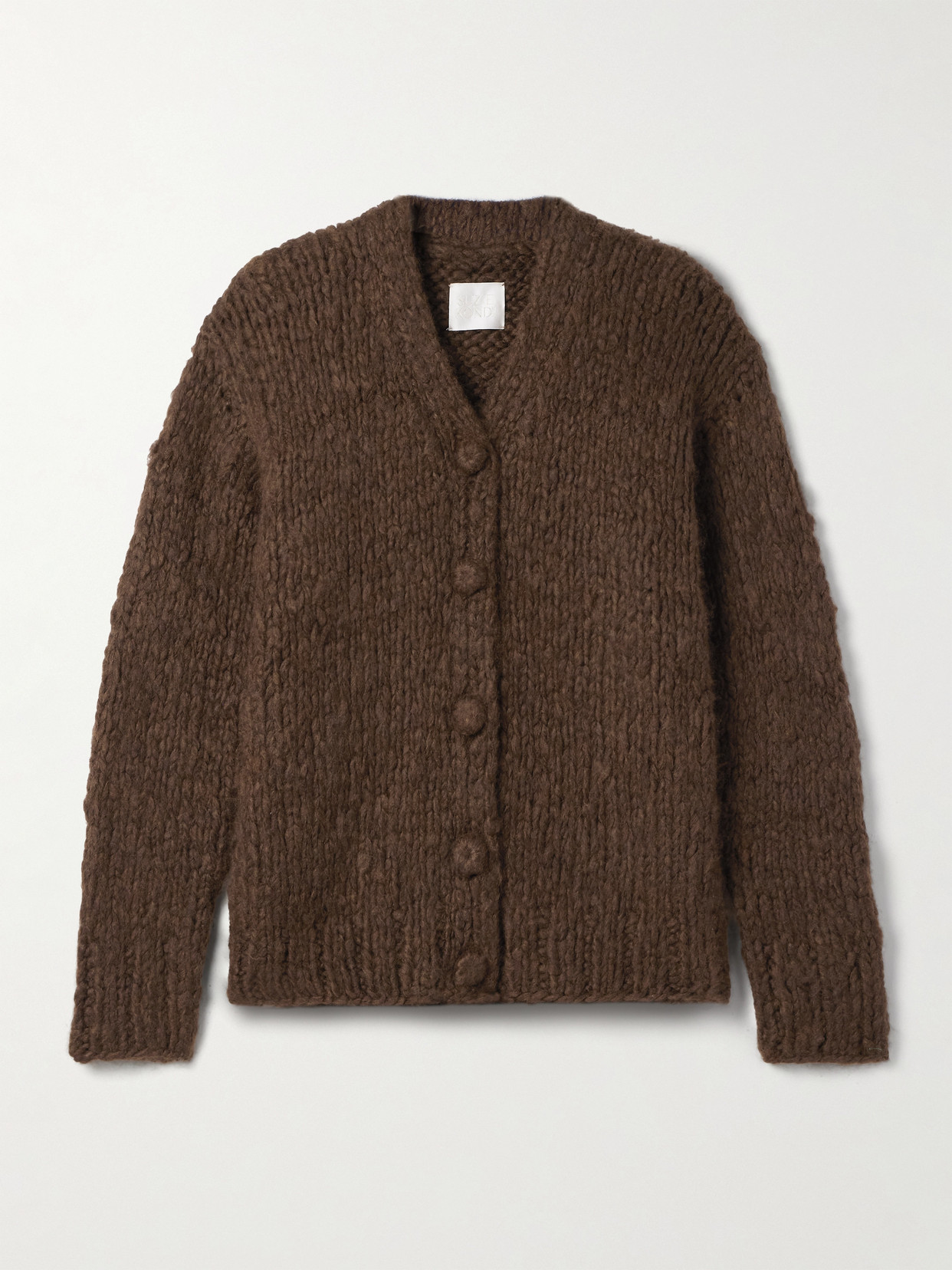 Suzie Kondi Kassandra Cashmere Cardigan In Brown