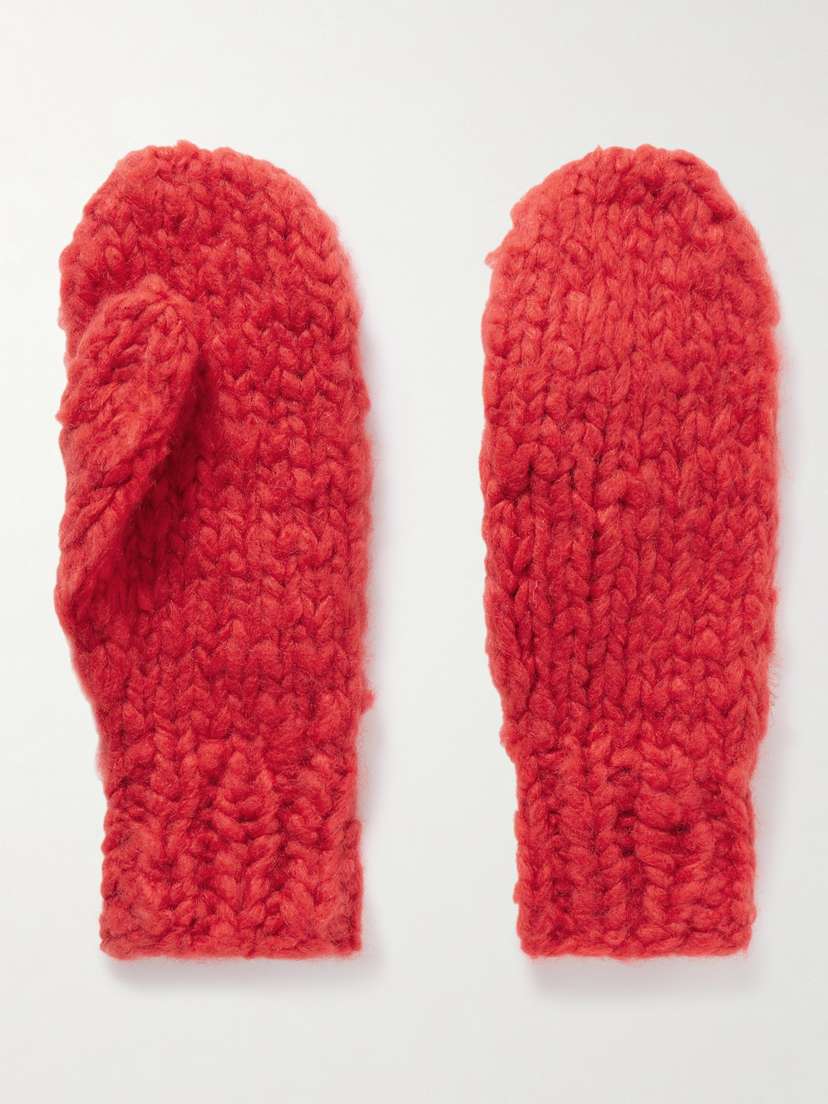 Suzie Kondi Mire Ribbed Cashmere Mittens