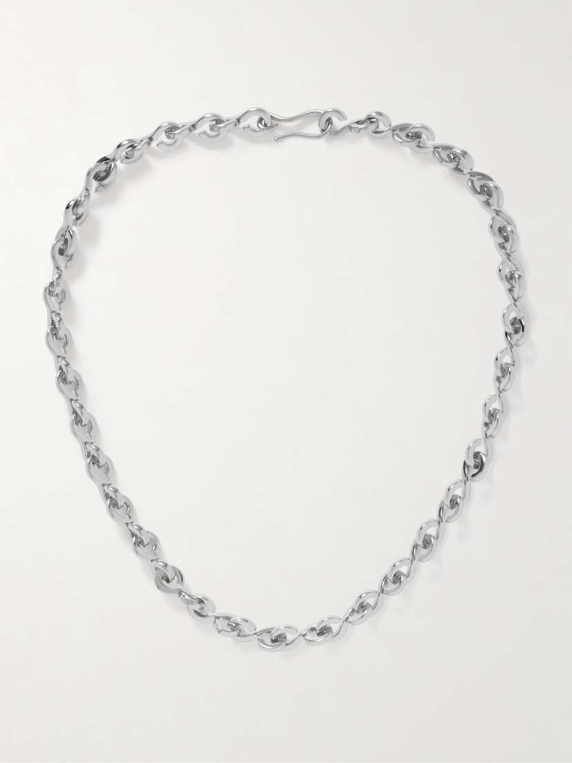 Laura Lombardi Nuova Rhodium-plated Necklace