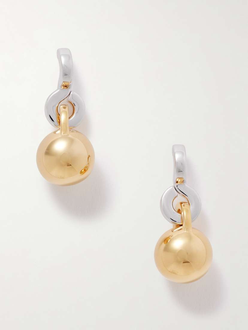 Laura Lombardi Gioca Silver- And Gold-plated Earrings