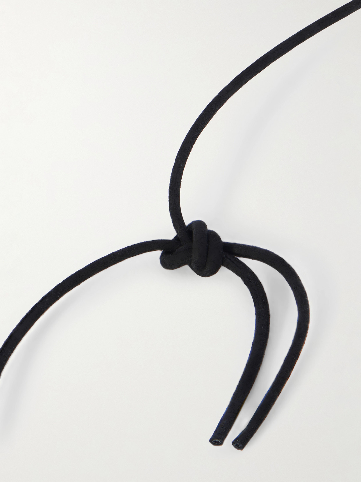 Agmes Baroque Ilona Recycled Sterling Silver, Suede And Pearl Necklace In Silver