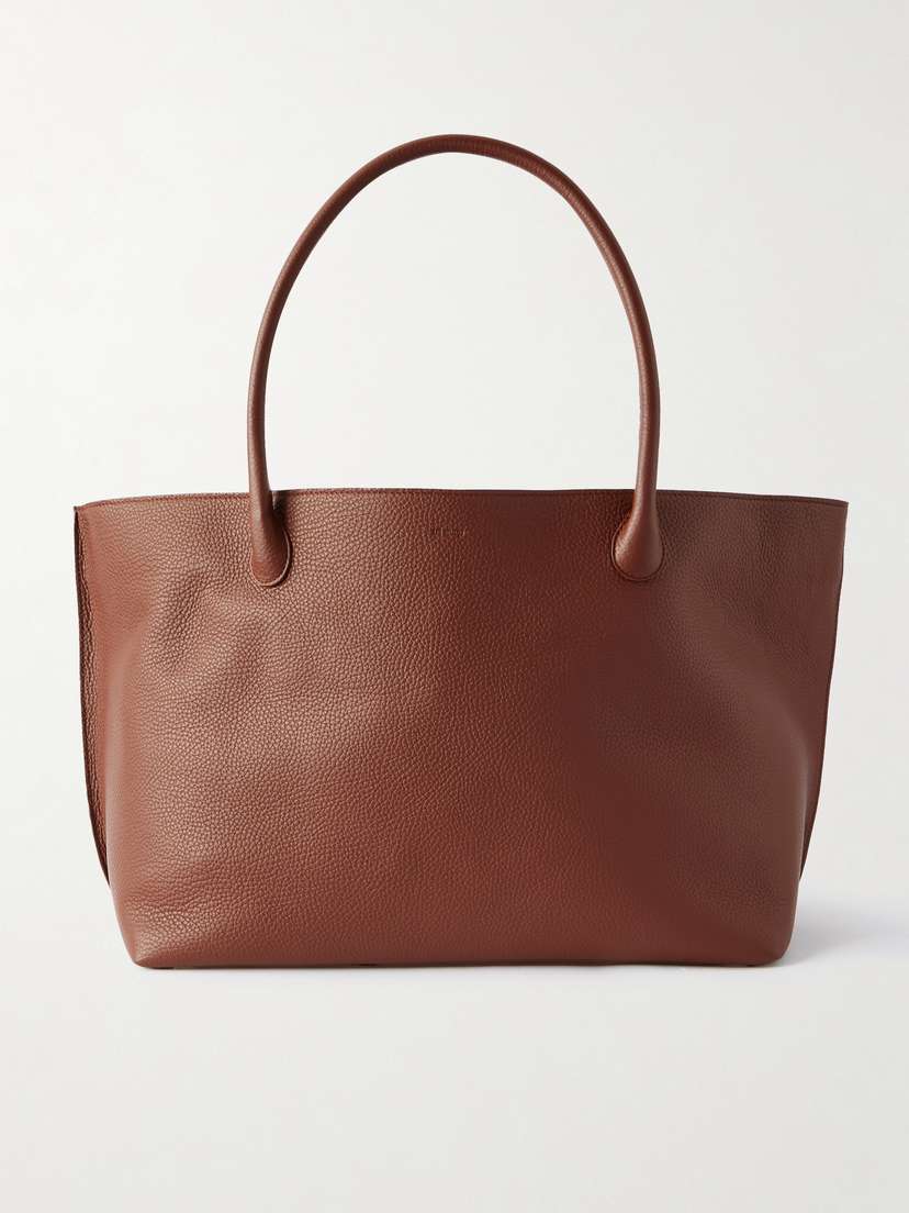 LIÉ STUDIO The Eva Weekend Textured-leather Tote