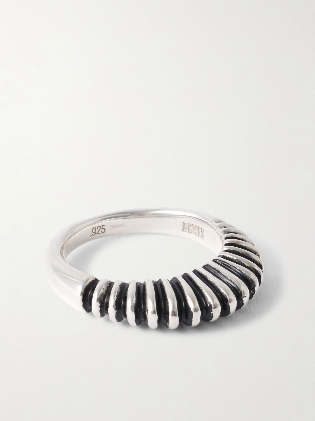 Bertrand recycled sterling silver ring