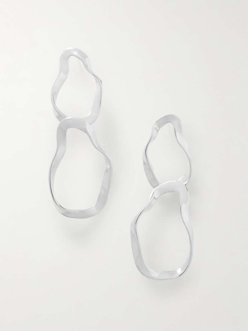 AGMES Viviane Small Recycled Sterling Silver Earrings