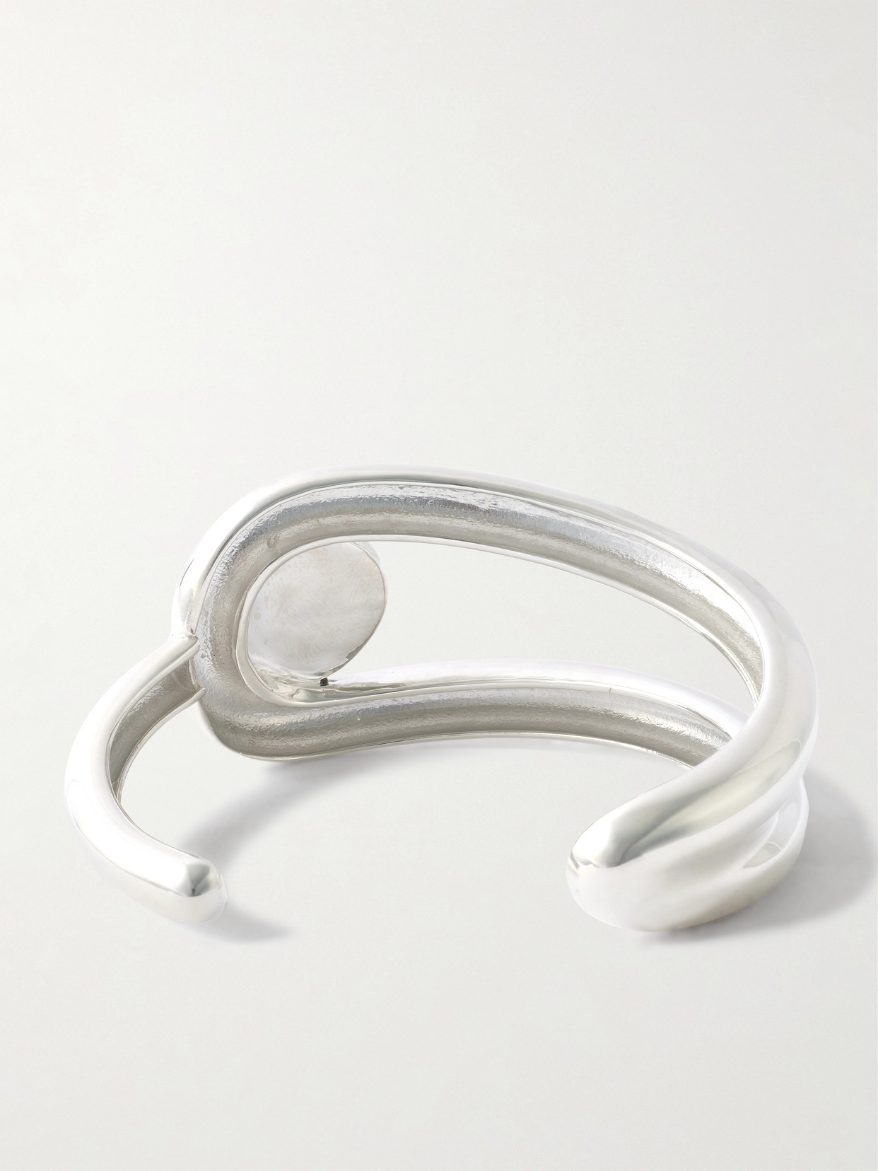 Agmes Becky Recycled Sterling Silver Lapis Lazuli Cuff