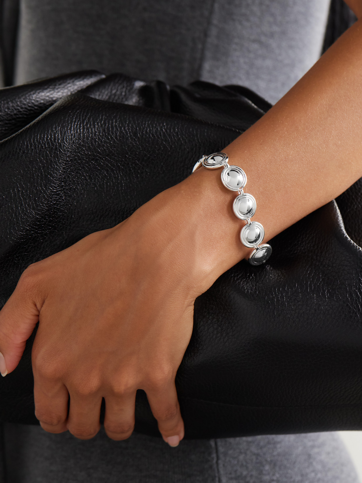 Lie Studio The Liv Silver-plated Bracelet In Silver