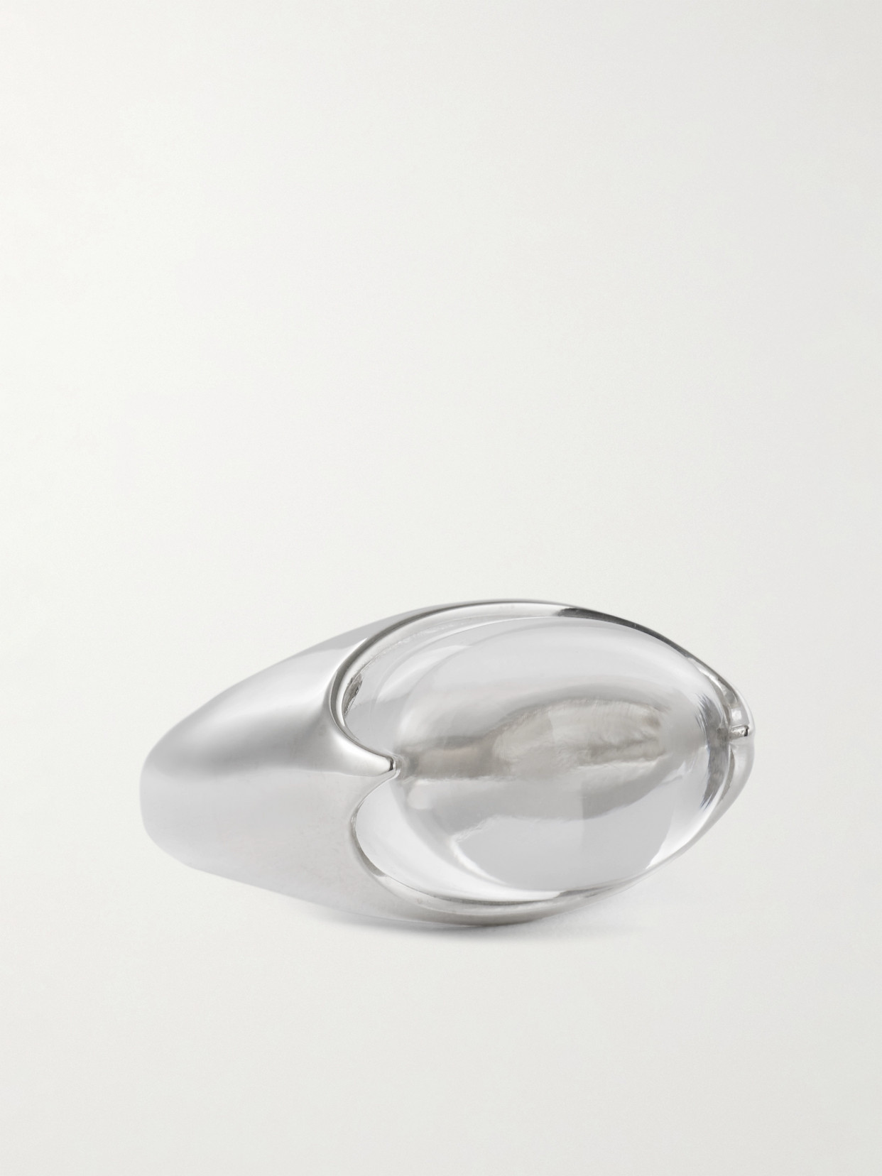 Loren Stewart Orb Sterling Silver Quartz Ring