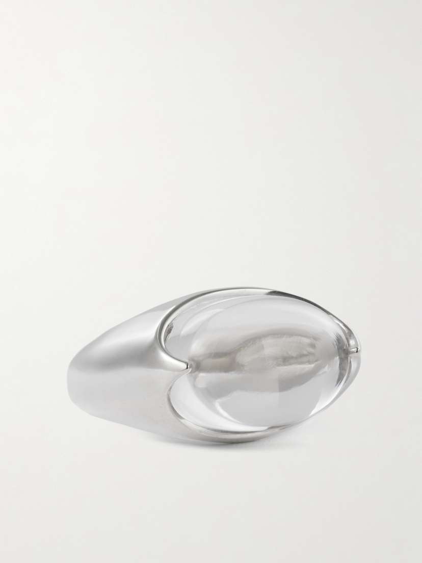 Loren Stewart Orb Sterling Silver Quartz Ring