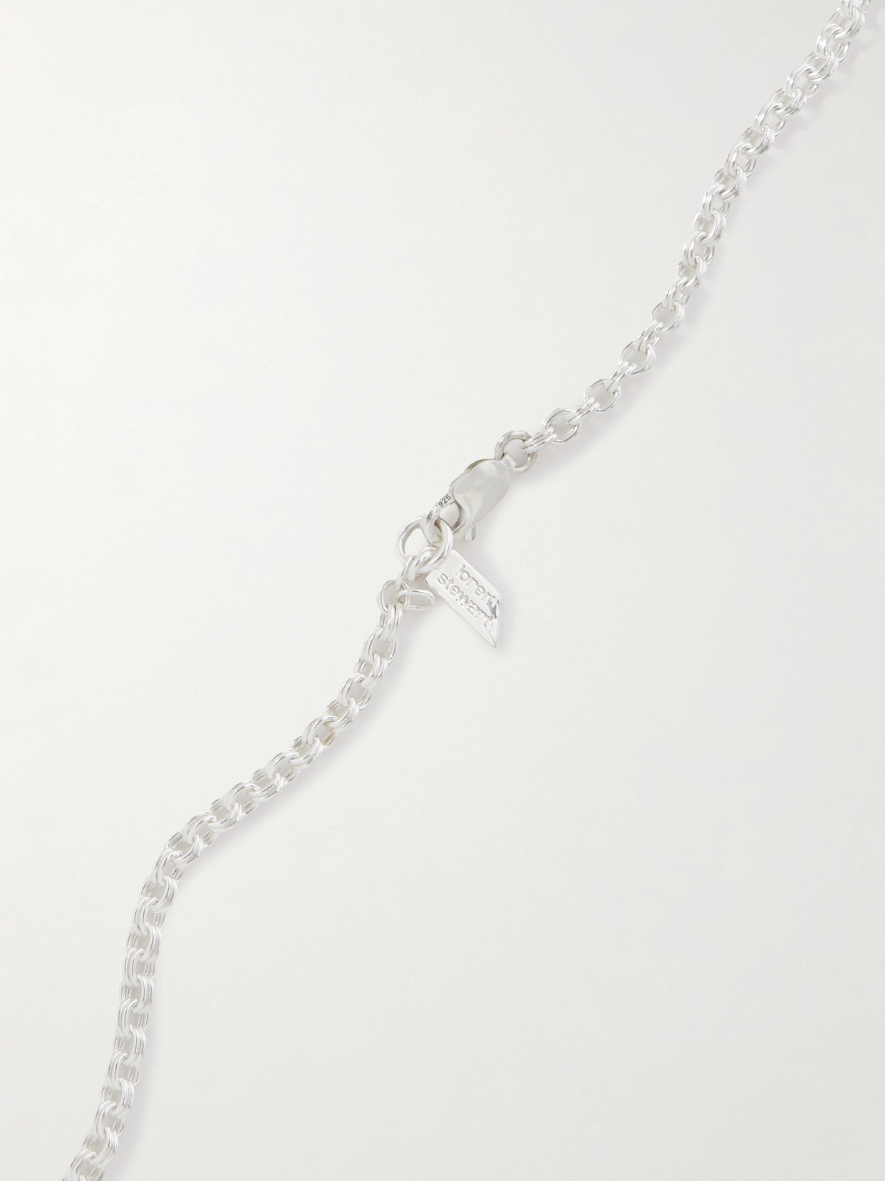 Loren Stewart Orb Sterling Silver Quartz Necklace In Gray