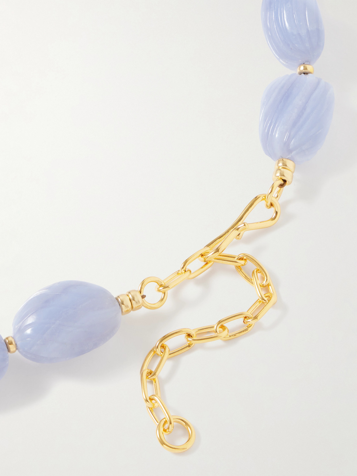 Lizzie Fortunato Andalusia Gold-plated Multi-stone Necklace In Blue