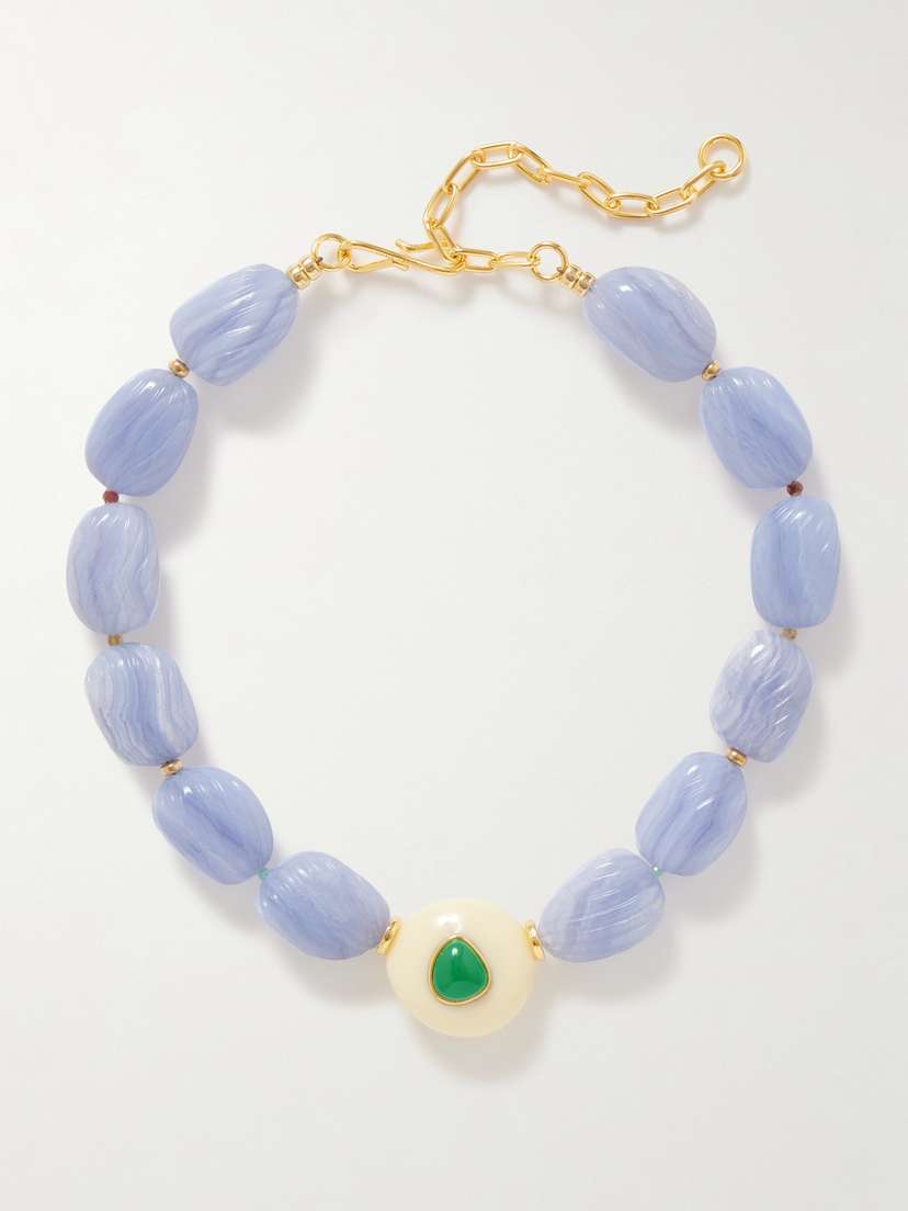 Lizzie Fortunato Andalusia Gold-plated Multi-stone Necklace