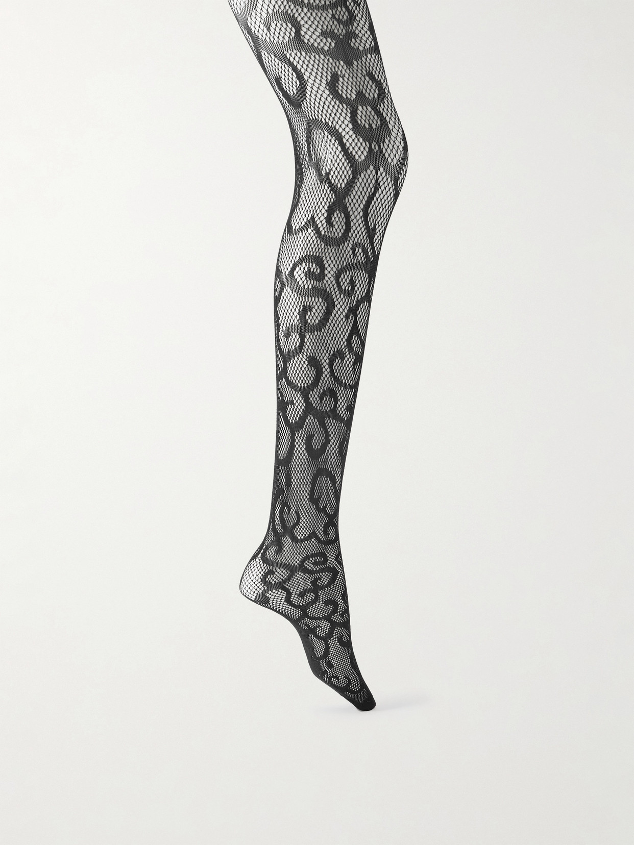 Gabriela Hearst Tyla Stretch-lace Tights In Black