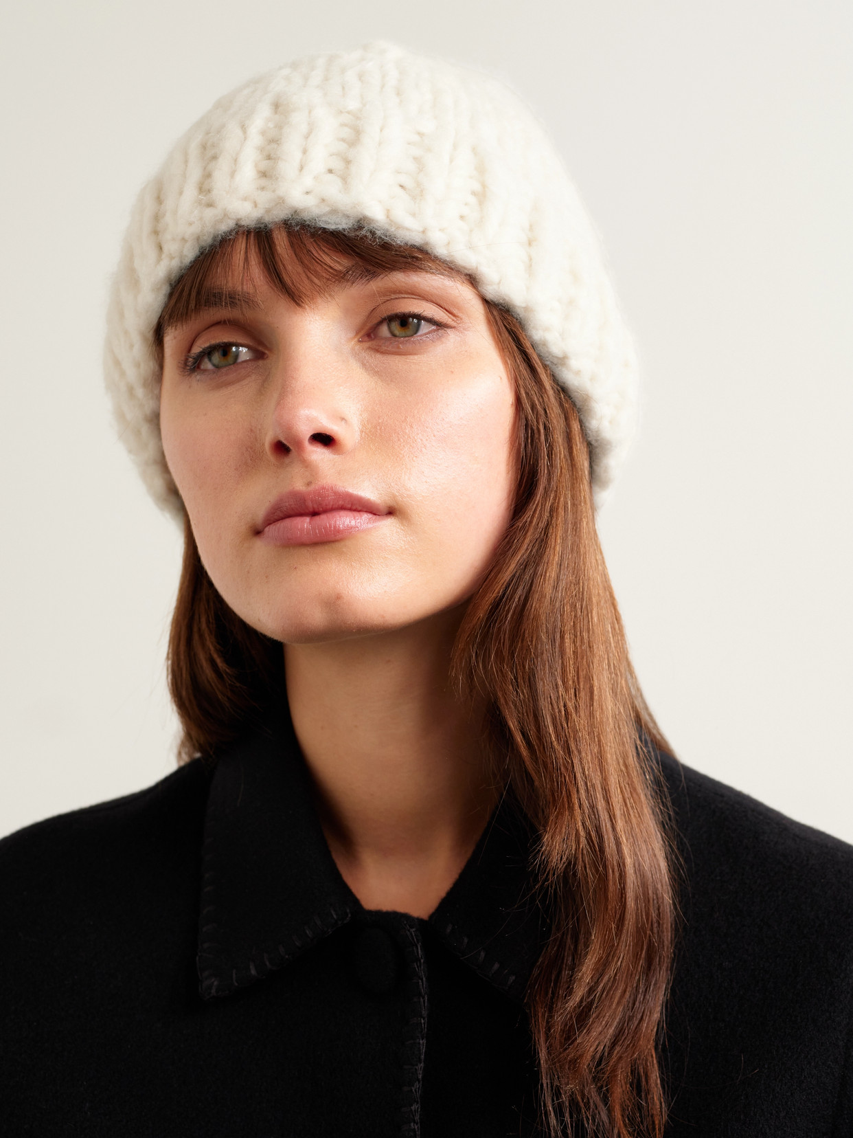 Gabriela Hearst Pacino Cashmere Beanie In Neutral