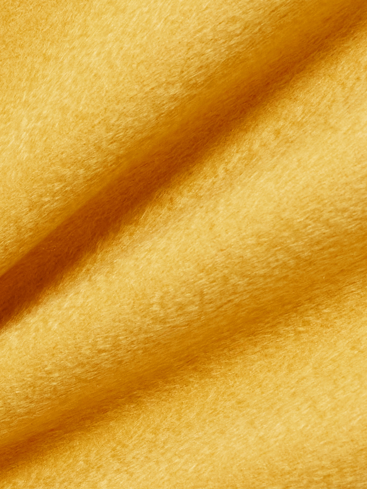 Gabriela Hearst Blaine Fringed Silk And Cashmere-blend Scarf In Yellow