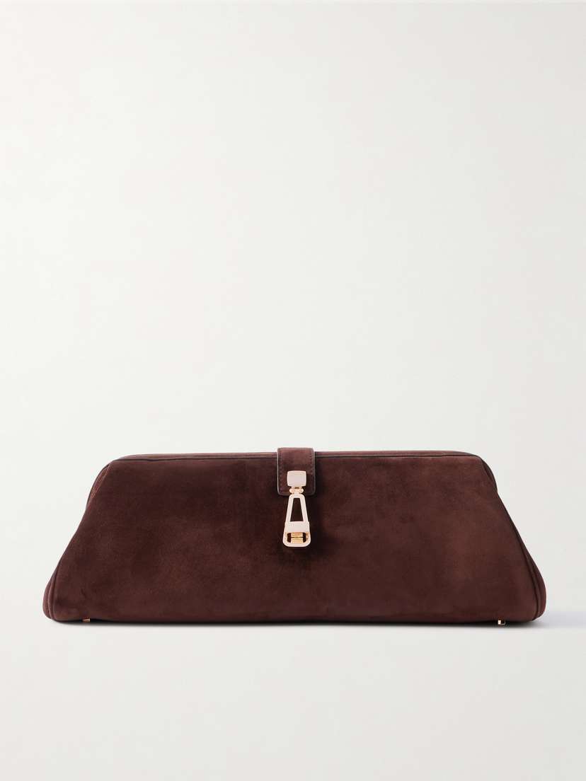 Gabriela Hearst Paola Suede Clutch