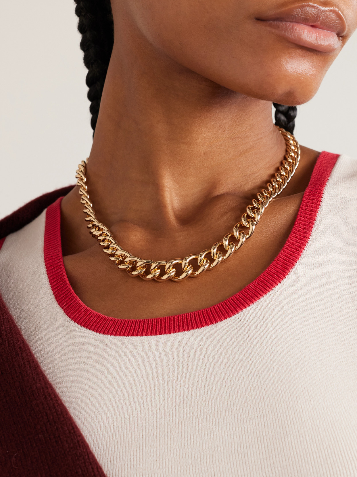 Roxanne Assoulin The Graduated Gold-tone Necklace In Gold