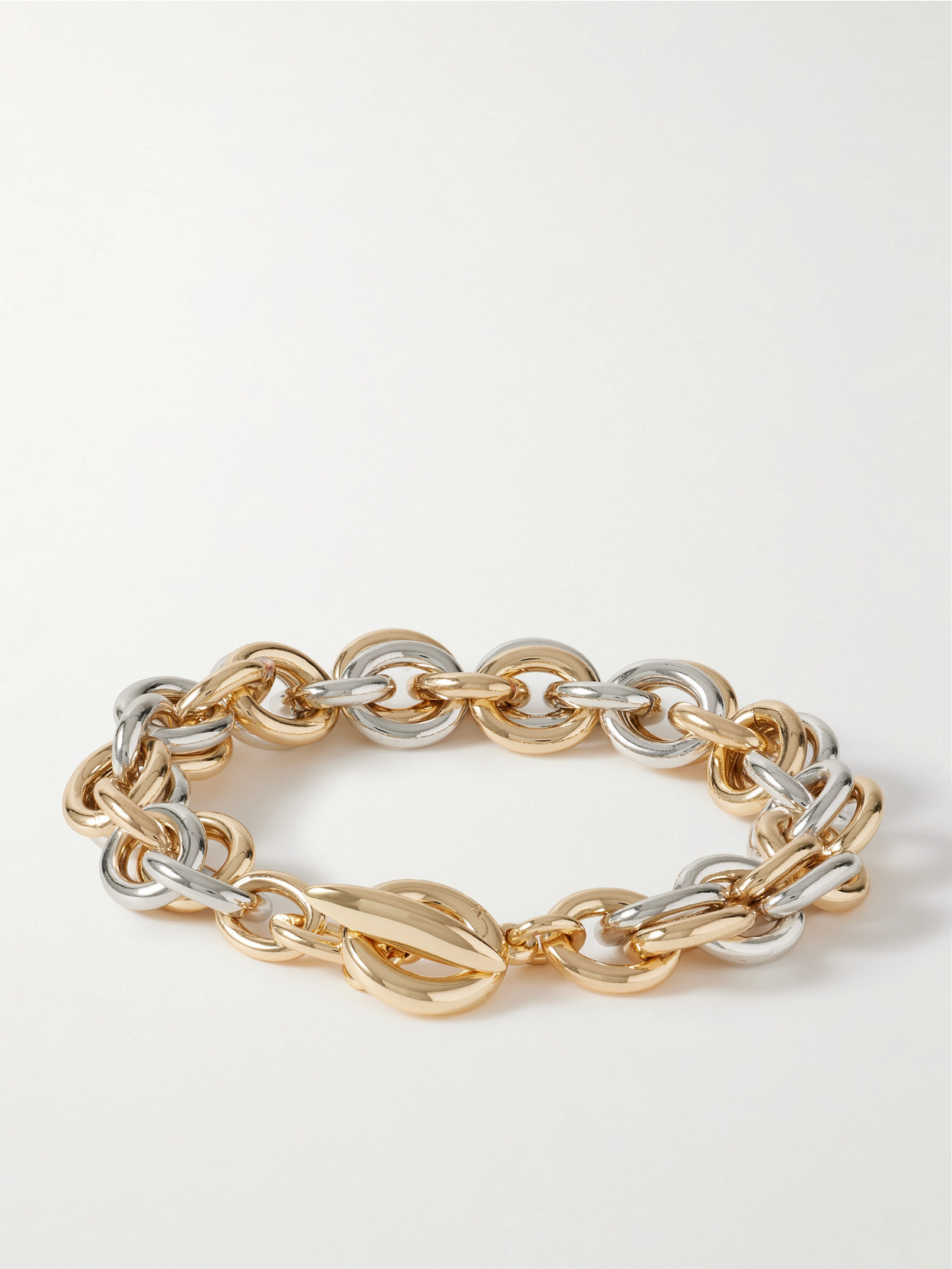 Roxanne Assoulin The Lush Link Gold-and Silver-tone Bracelet In Gold