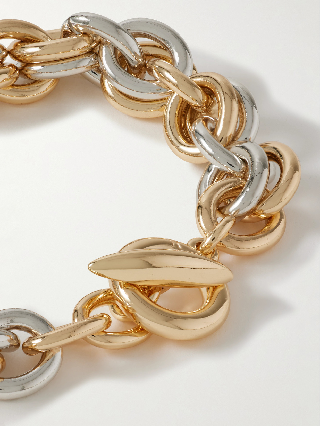 Roxanne Assoulin The Lush Link Gold-and Silver-tone Bracelet In Gold
