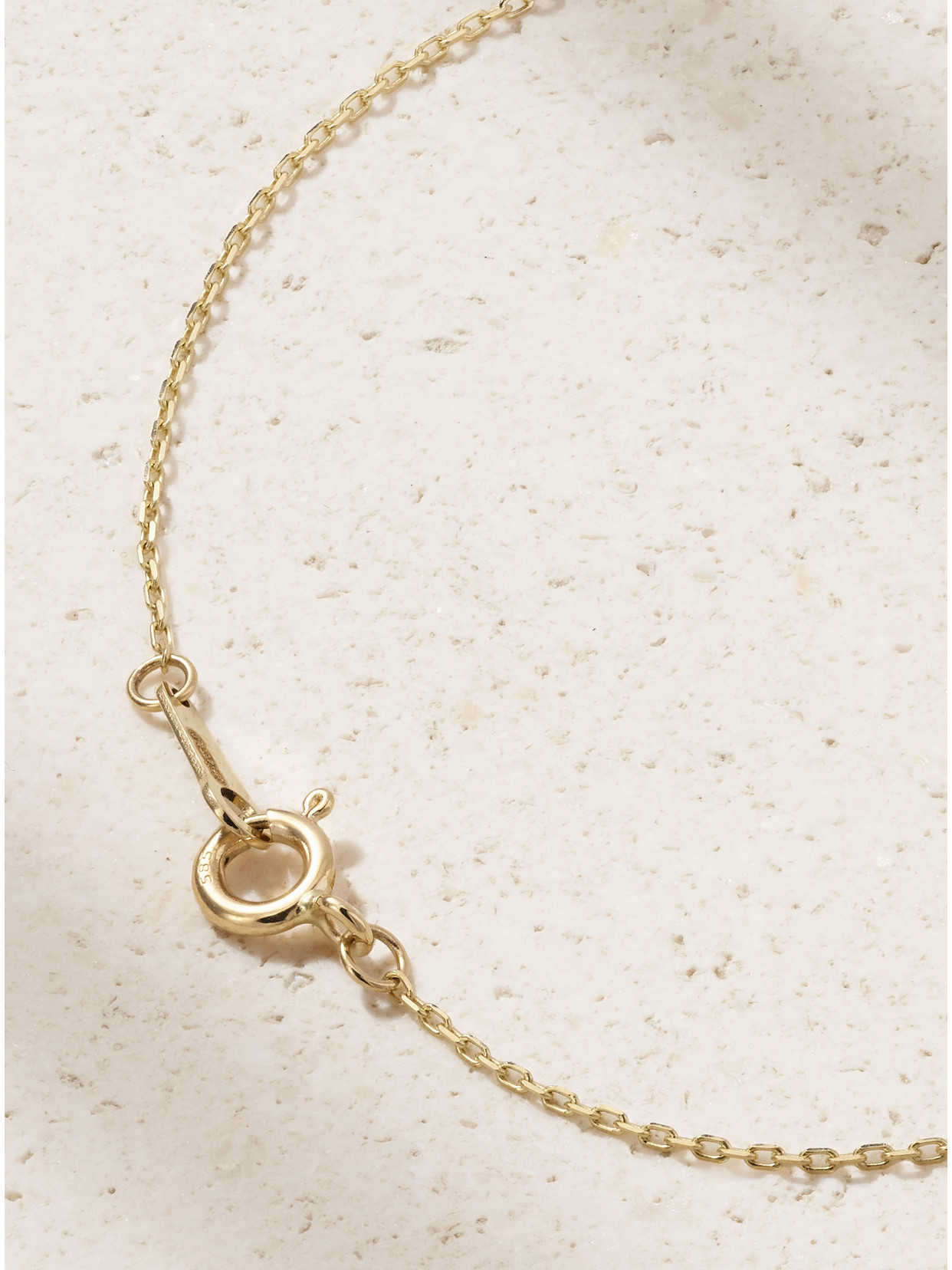 Mizuki 14-karat Gold, Pearl And Diamond Necklace In Gold