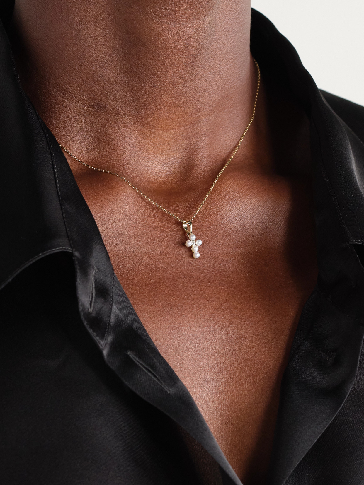 Mizuki 14-karat Gold, Pearl And Diamond Necklace In Gold