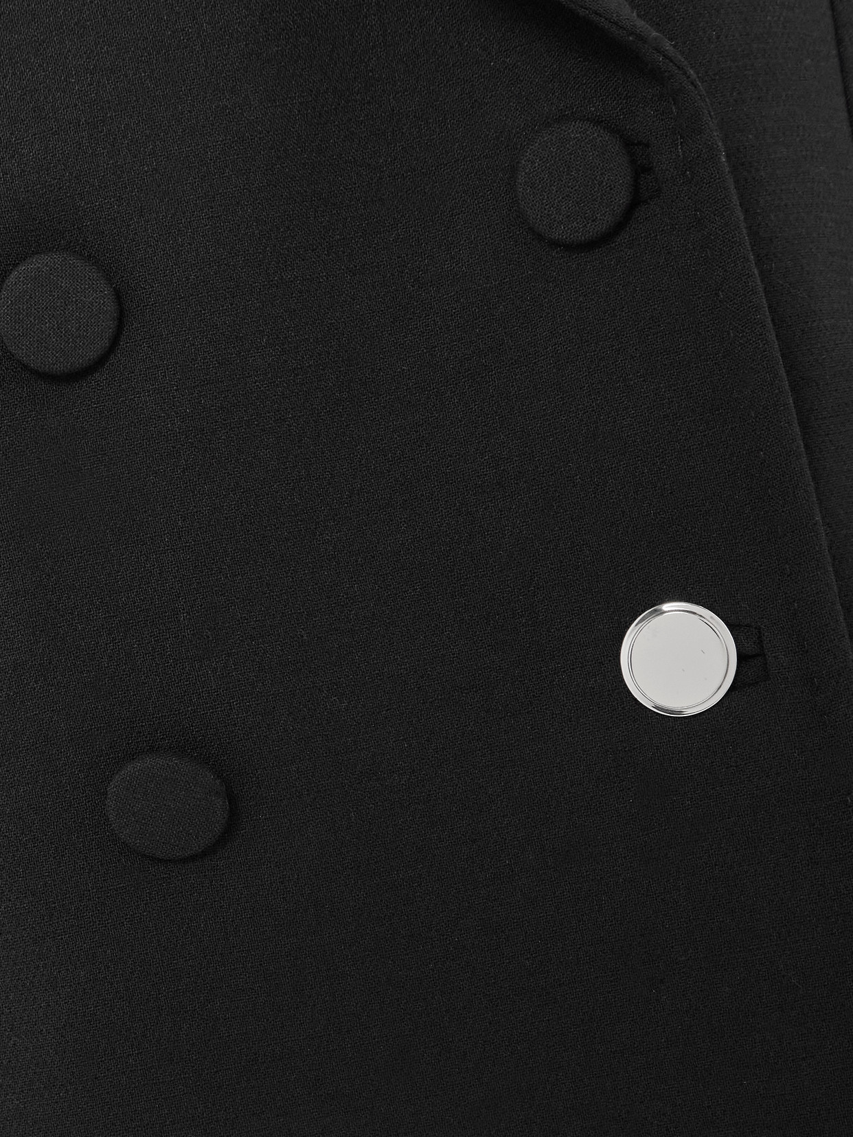 Gabriela Hearst Stephanie Double-breasted Wool Blazer In Black