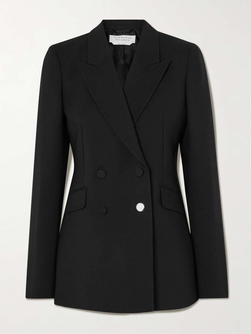 Gabriela Hearst Stephanie Double-breasted Wool Blazer
