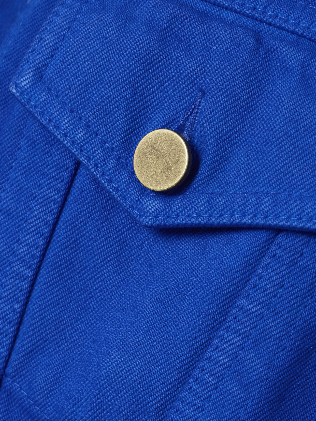 Bronte Cropped Recycled-Denim Jacket